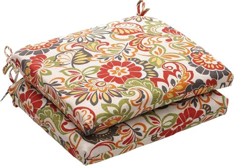 Outdoor Adirondack <strong>Chair Cushion</strong> in Red Leaf Palm (2-Pack) available in this collection. . 20 x 20 patio chair cushions
